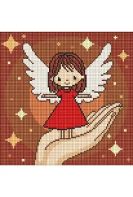 Diamentowa mozaika Kids - D�o� Dziewicy 30x30cm Ideyka