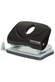 Office Products Dziurkacz dziurkuje do 20 kartek, plastik, czarny