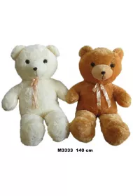 Pluszak Mi� 140cm Siedz�cy z kokard� SUN-DAY M3333