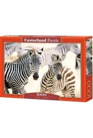 Puzzle 1000 el. Young Zebras Castorland