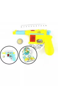 Pistolet �wiat�o i d�wi�k 17x10x3cm Adar