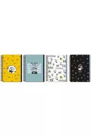 Beniamin Koozeszyt B5 z mikroperforacj oraz kieszonk na notatki Minionki kratka 96 kartek
