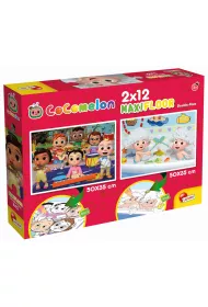 Puzzle dwustronne podogowe 2 x 12 el. Cocomelon Lisciani