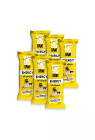 BeRaw Baton Energy Banana & Nuts zestaw 6 x 40 g