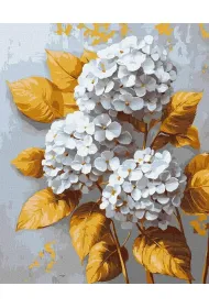 Ideyka Malowanie po numerach - Z�ota hortensja 40x50cm