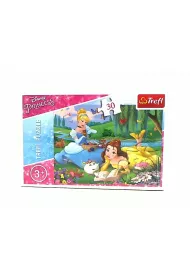 Puzzle 30 el. Bella i Kopciuszek. Ksi�niczki 18223 Trefl