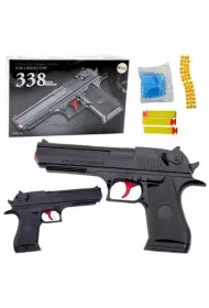 Pistolet + strza�ki piankowe + kulki wodne LeanToys