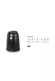 Prosperplast Kompostownik czarny 340 l