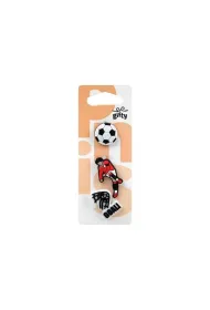 MFP Przypinki silikonowe football 3 szt