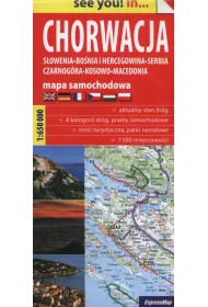Chorwacja- mapa samochodowa 1:650 000 (papier)