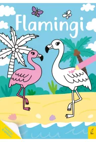 Moja kolorowanka. Flamingi