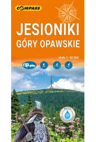 Jesioniki G�ry Opawskie mapa laminowana skala 1 : 50 000