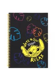 CoolPack Ko�obrulion A4 Disney Black Stitch spirala kratka 100 kartek