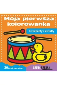 Moja pierwsza kolorowanka. Przedmioty i ksztaty