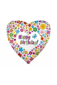 Balon foliowy Happy Birthday 45cm