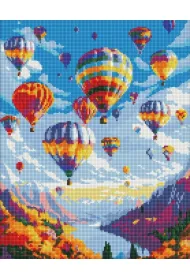 Ideyka Diamentowa mozaika 40x50 - Magiczny lot