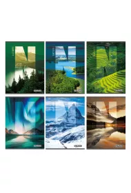 Herlitz Zeszyt A5 Nature kratka 60 kartek 5 szt.
