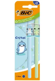 D�ugopis Cristal Figurine 1mm niebieski 2 szt BIC