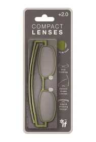 Compact Lenses Okulary NEW +2.0 mix kolor�w + etui