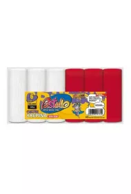 Alfa Pastello Krepina mini bia�o-czerwony 10x250cm, 180g