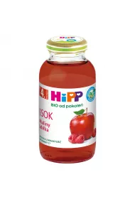 Hipp Sok 100% maliny-jab�ka po 4. miesi�cu 200 ml Bio