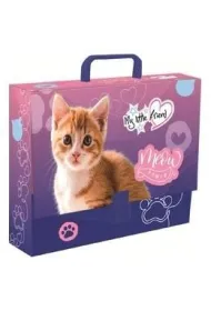 St. Majewski Teczka z r�czk� A4 XL My Little Friend Cat