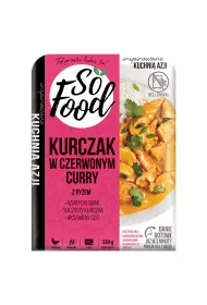 So Food Kurczak w czerwonym curry z ryem 330 g