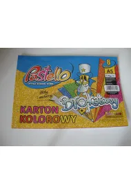 Alfa Pastello Karton brokatowy A5 210g (8 kolor�w) Pastello