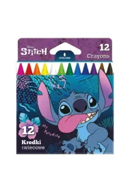 Kredki wiecowe Disney Core Stitch 12 szt.