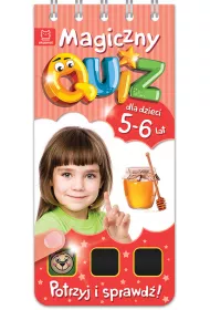 Magiczny quiz dla dzieci 5-6 lat. Czerwony