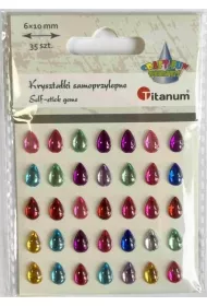 Titanum Kryszta�ki samoprzylepne �ezki mix