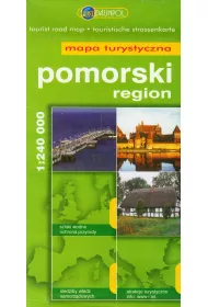 Region pomorski. Mapa turystyczna w skali 1:240 000