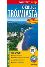 Okolice Tr�jmiasta laminowana mapa turystyczna 1:50 000