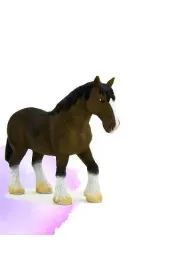 Figurka Ko� Szkocki Clydesdale Gniady