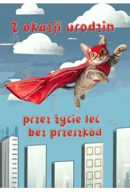Trend Kartka okoliczno�ciowa W dniu urodzin kot