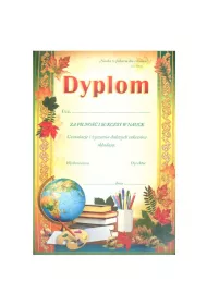 Dyplom za pilno i sukcesy w nauce A4