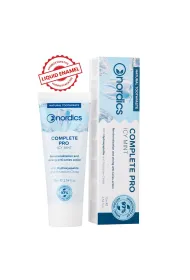 Nordics Pasta do z�b�w remineralizuj�ca complete pro z p�ynnym szkliwem bez fluoru 75 ml