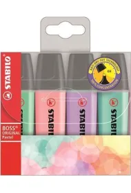 Stabilo Zakre�lacz Boss Pastel Etui 4 szt.