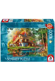 Puzzle PQ 1000 el. M�yn wodny pi�kn� jesieni� Schmidt
