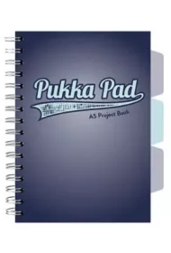 Pukka Pad Project Book A5 Navy kratka 100 kartek 3 szt.