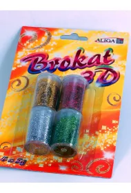 Aliga Brokat sypki bio 4 kolor�w x 5g 4x5g