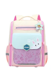 LeanToys Plecak szkolny Kr�lik pastel 21L