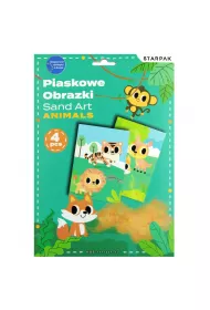 Zestaw kreatywny piaskowe obrazki Animals STARPAK 549172