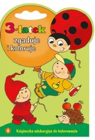 3-latek zgaduje i koloruje