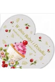 Pol-Mak Torebki Karnet okazyjny z kopert� Dzie� Babci i Dziadka 15x15 cm 1 szt.