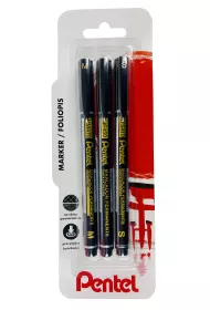Pentel Foliopis 3 sztuki NFS410+NF450+NM470-A-3B