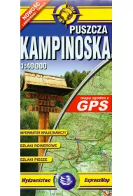 Puszcza Kampinoska mapa turystyczna 1:40 000