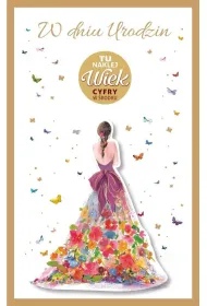 AbCard Kartka okoliczno�ciowa Urodziny (wymienne cyfry)