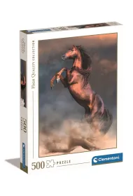 Puzzle 500 el. HQ Wild Red Stallion Clementoni