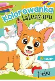 Malowanka A5 Kolorowanka z tatua�ami. Pieski SKRZAT 072020